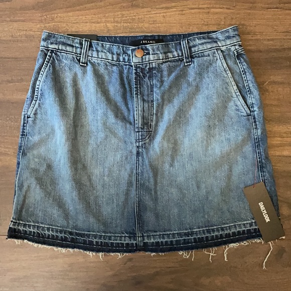 NWT J Brand Mini A-Line Skirt in Ambition - Picture 4 of 12